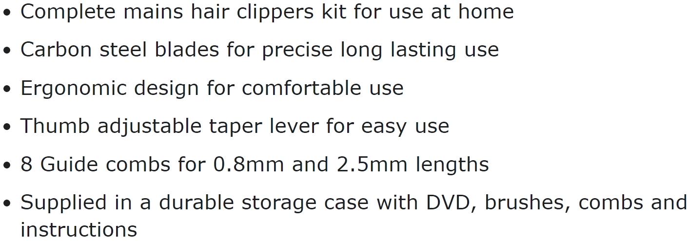 מכונת תספורת שיער מקצועית WAHL HOMEPRO 300 9246-810